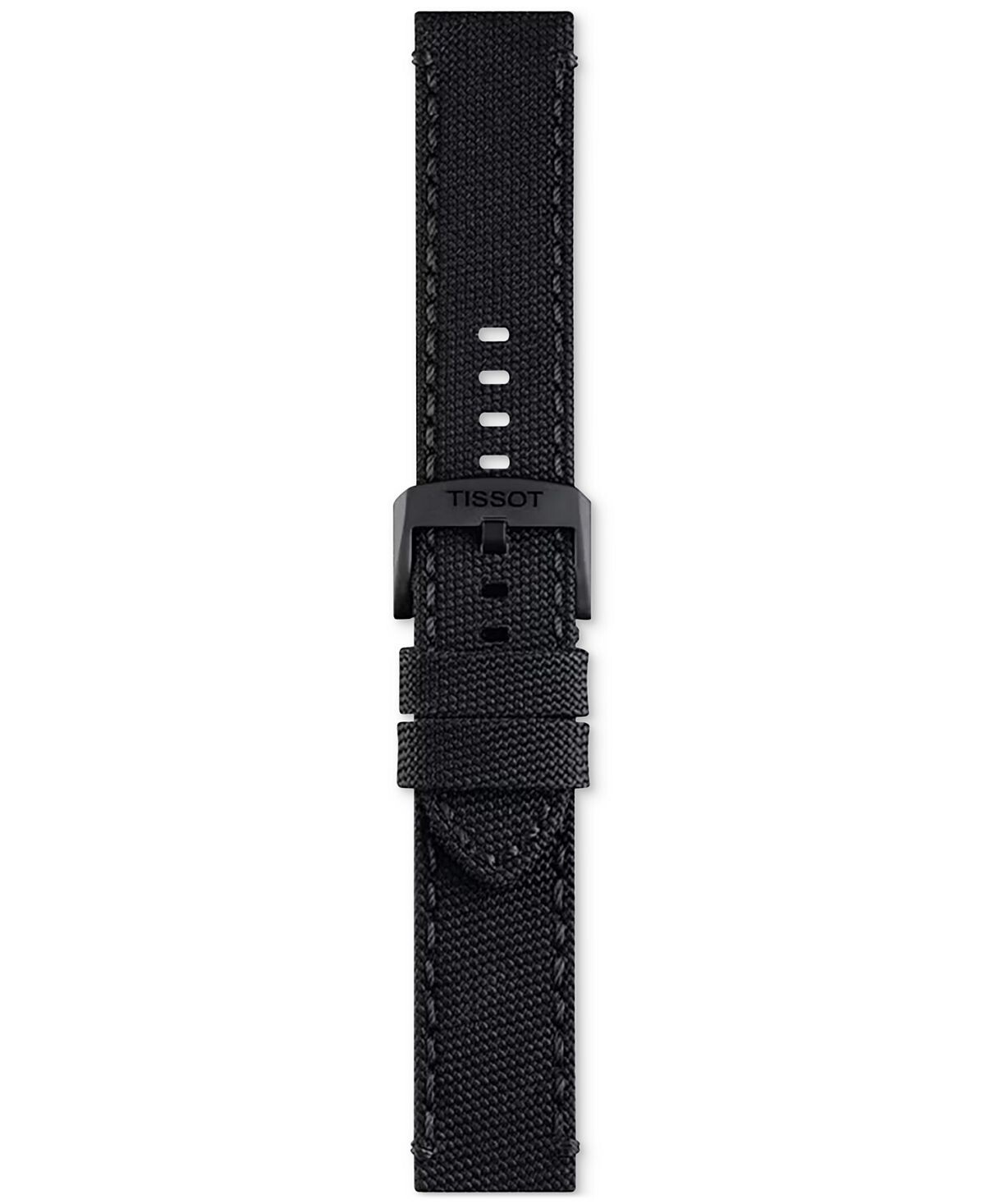 

Официальный сменный ремешок для часов из черной ткани Tissot