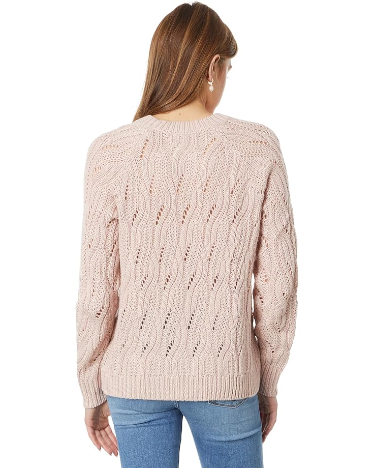 Свитер Lucky Brand Cable Stitch Shine Pullover, цвет Sepia Rose