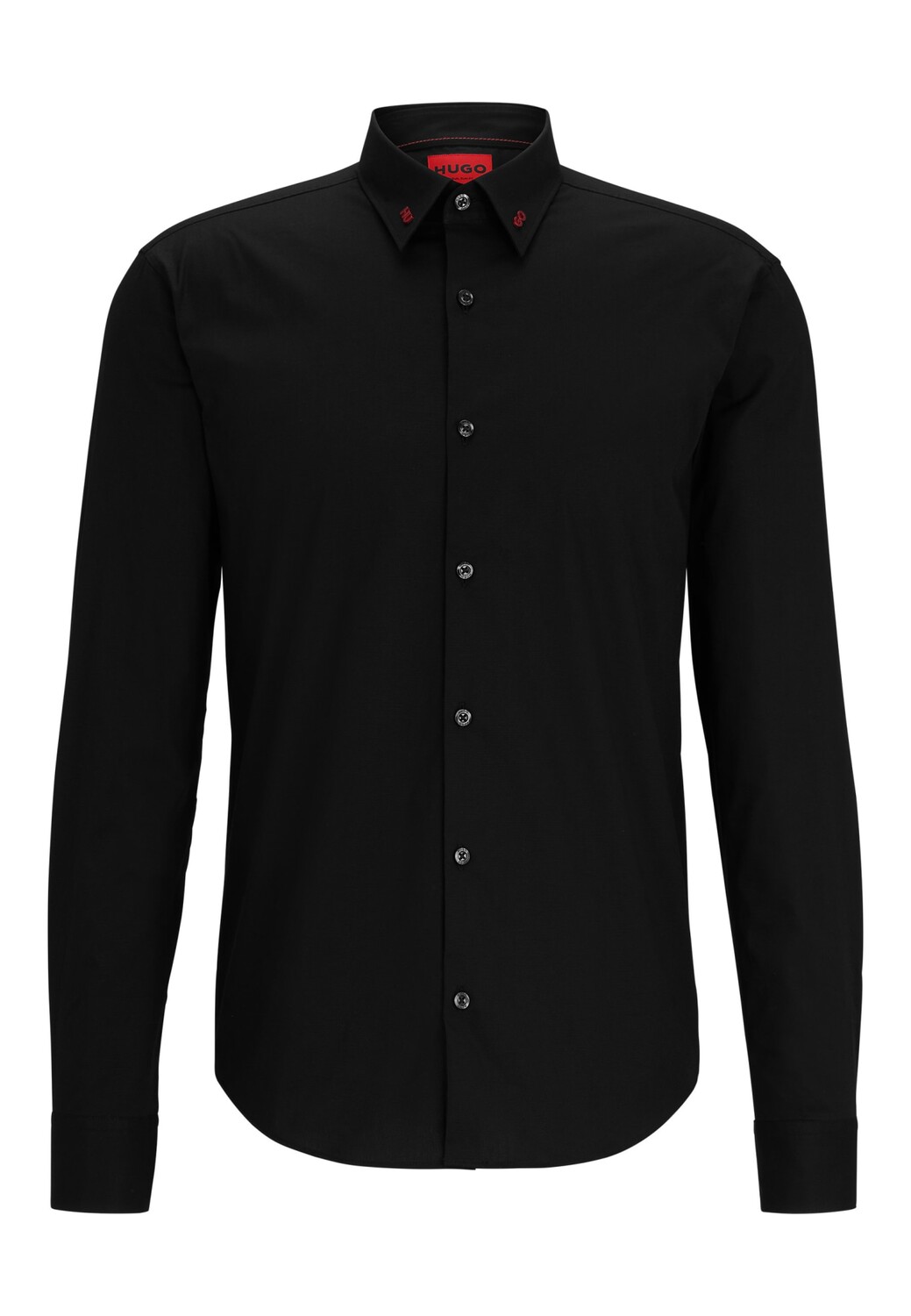 

Рубашка HUGO ERMO Slim Fit, черный
