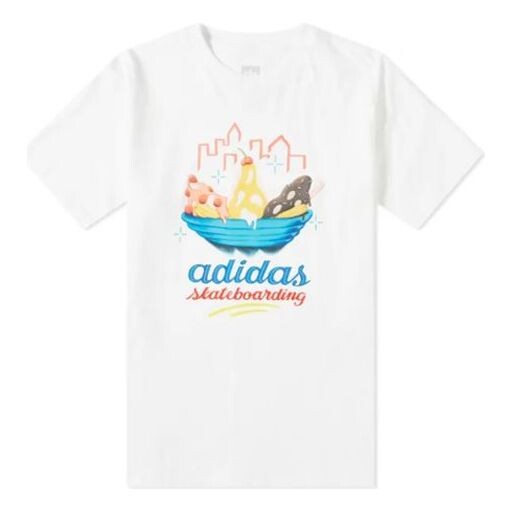 

Футболка оригиналы urgello футболка пуловер круглый вырез короткий рукав Adidas, белый
