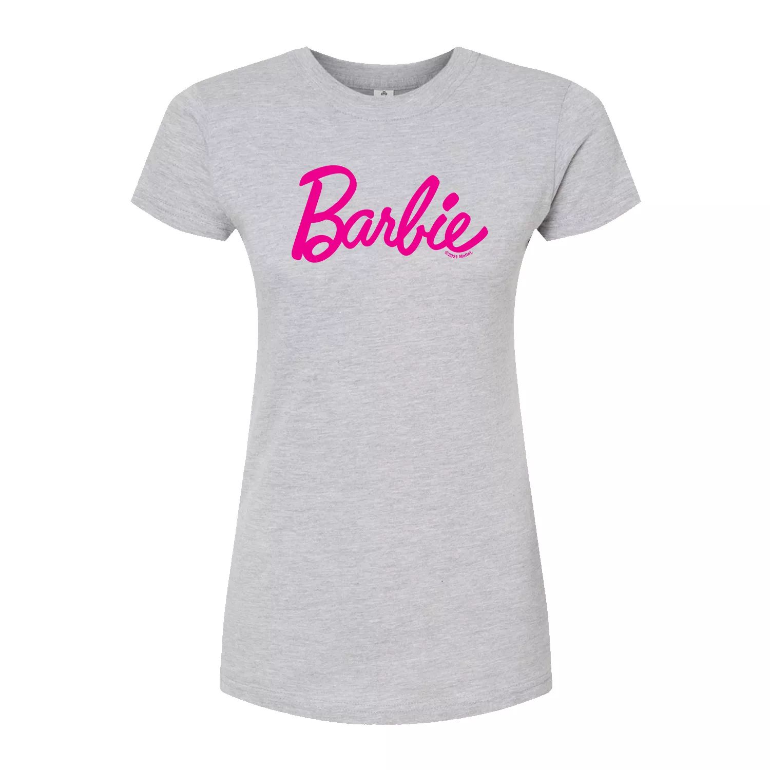 Классическая футболка с логотипом Barbie для юниоров Licensed Character, серый классическая футболка с логотипом barbie для юниоров licensed character