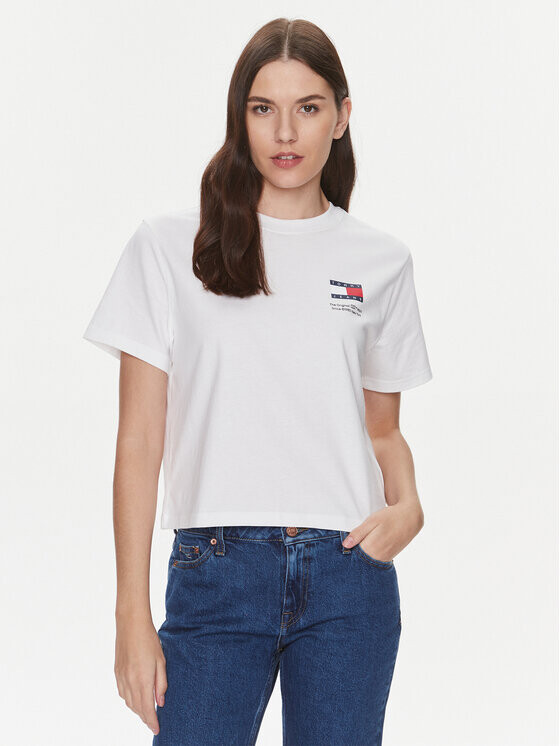 

Футболка свободного покроя Tommy Jeans, белый