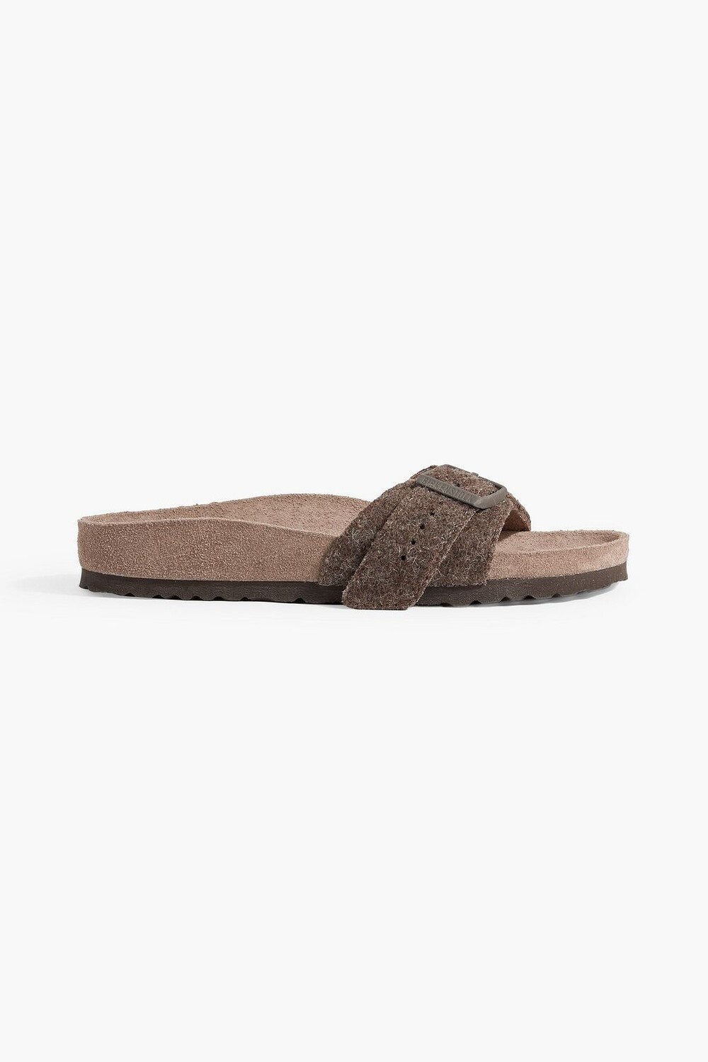 

Мадрид фетровые шлепанцы Birkenstock, серо-коричневый