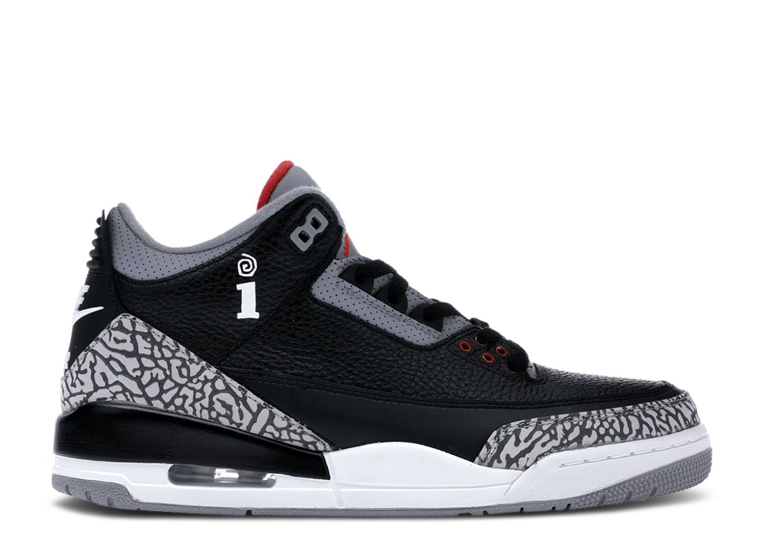 

Кроссовки Air Jordan Interscope Records X Air Jordan 3 Retro Og 'Black Cement', черный