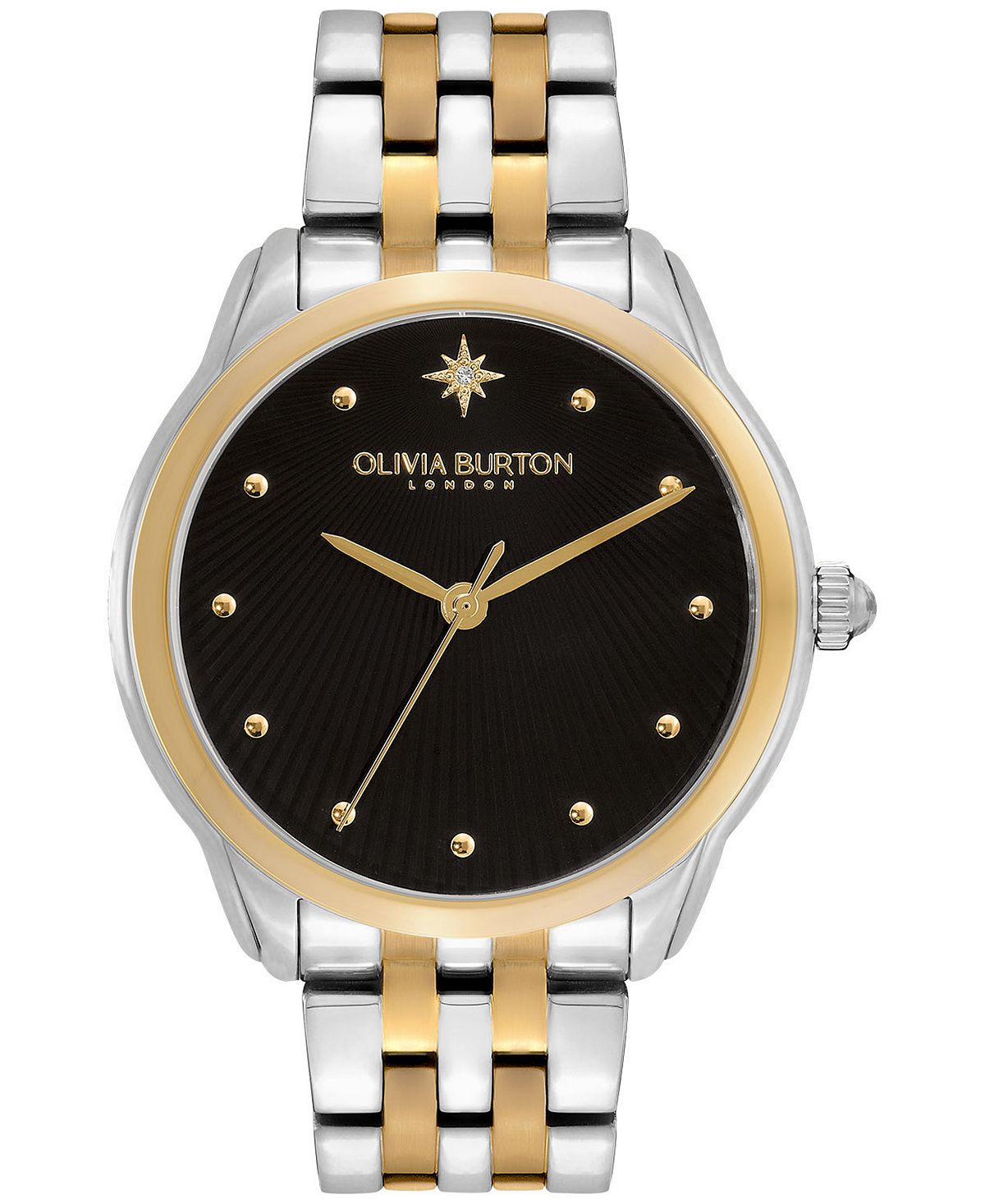 Женские двухцветные часы Celestial Starlight из нержавеющей стали, 36 мм Olivia Burton женские часы floral 24000044 из розовой стали olivia burton розовый