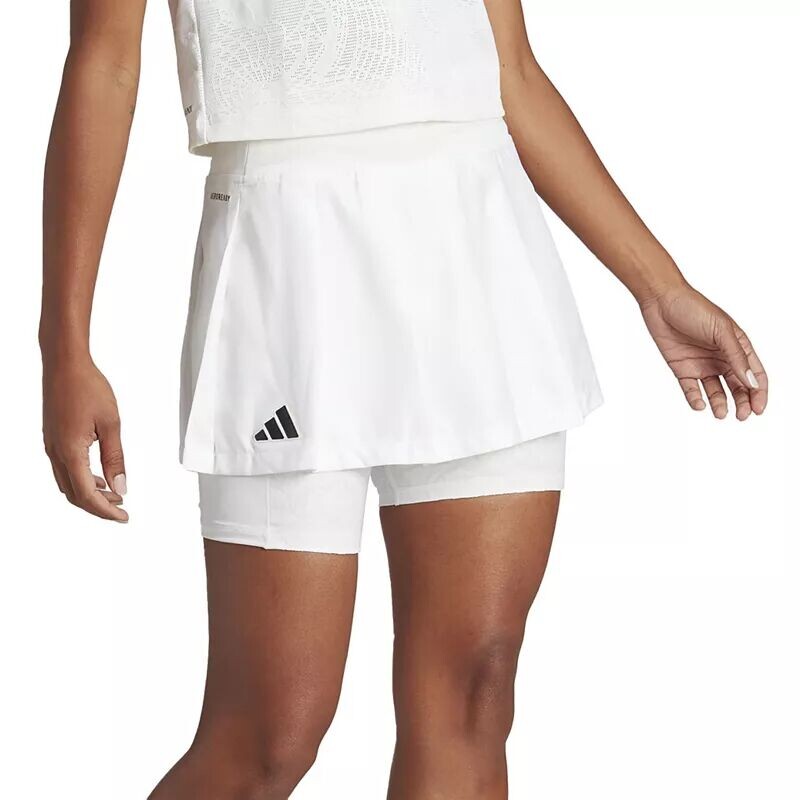 

Женская плиссированная теннисная юбка Adidas AEROREADY Pro, белый