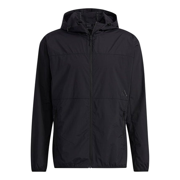 Куртка adidas Sports Windproof Woven Hooded Jacket Black, черный