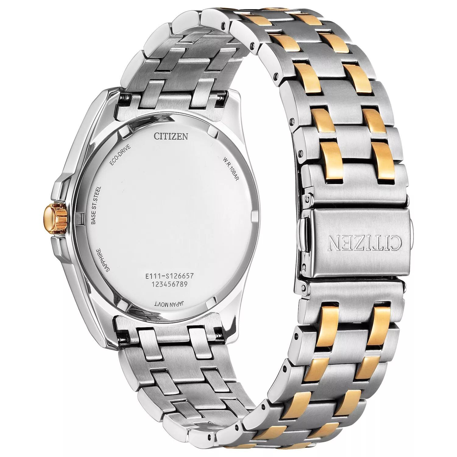 

Мужские часы Eco-Drive Corso с двухцветным браслетом из нержавеющей стали - BM7536-53X Citizen