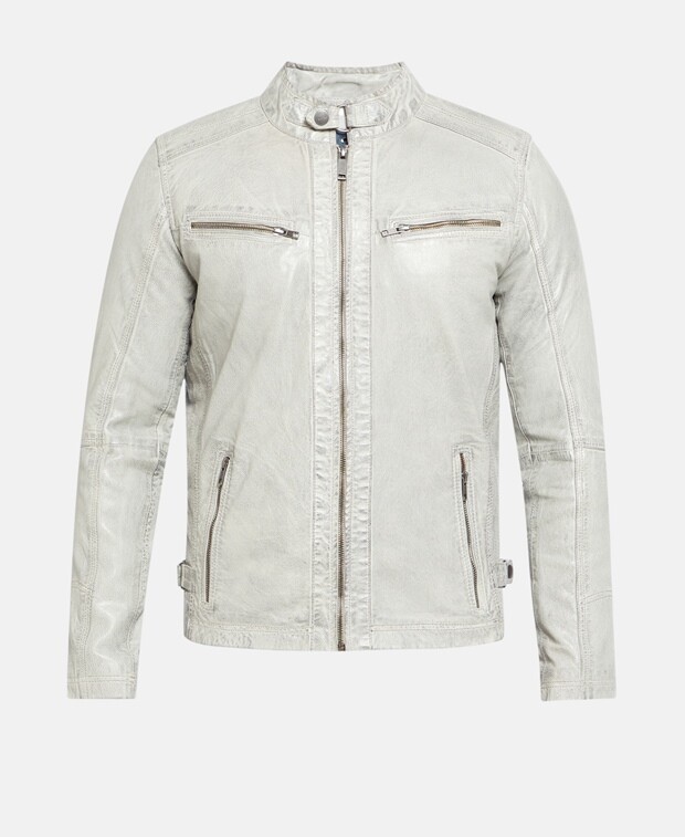 

Кожаный пиджак AIM, цвет Medium Grey