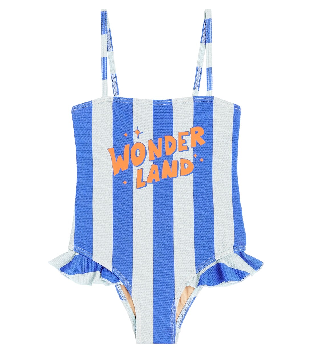 

Полосатый купальник Wonderland Tinycottons, синий