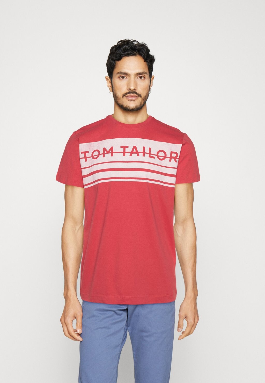 

Футболка с принтом TOM TAILOR, красный