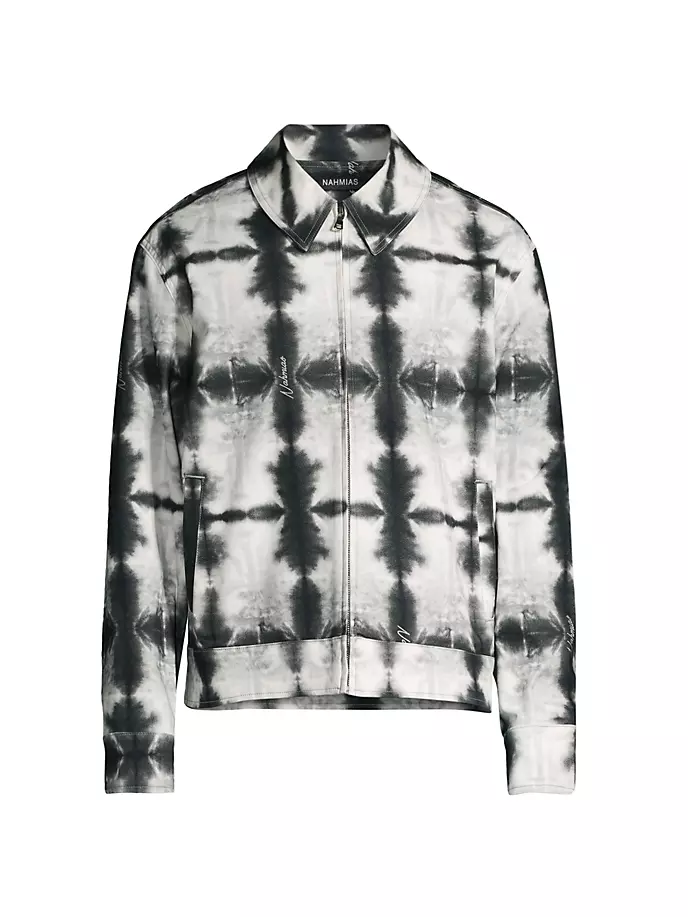 

Рабочая куртка с принтом тай-дай Nahmias, цвет black tye dye