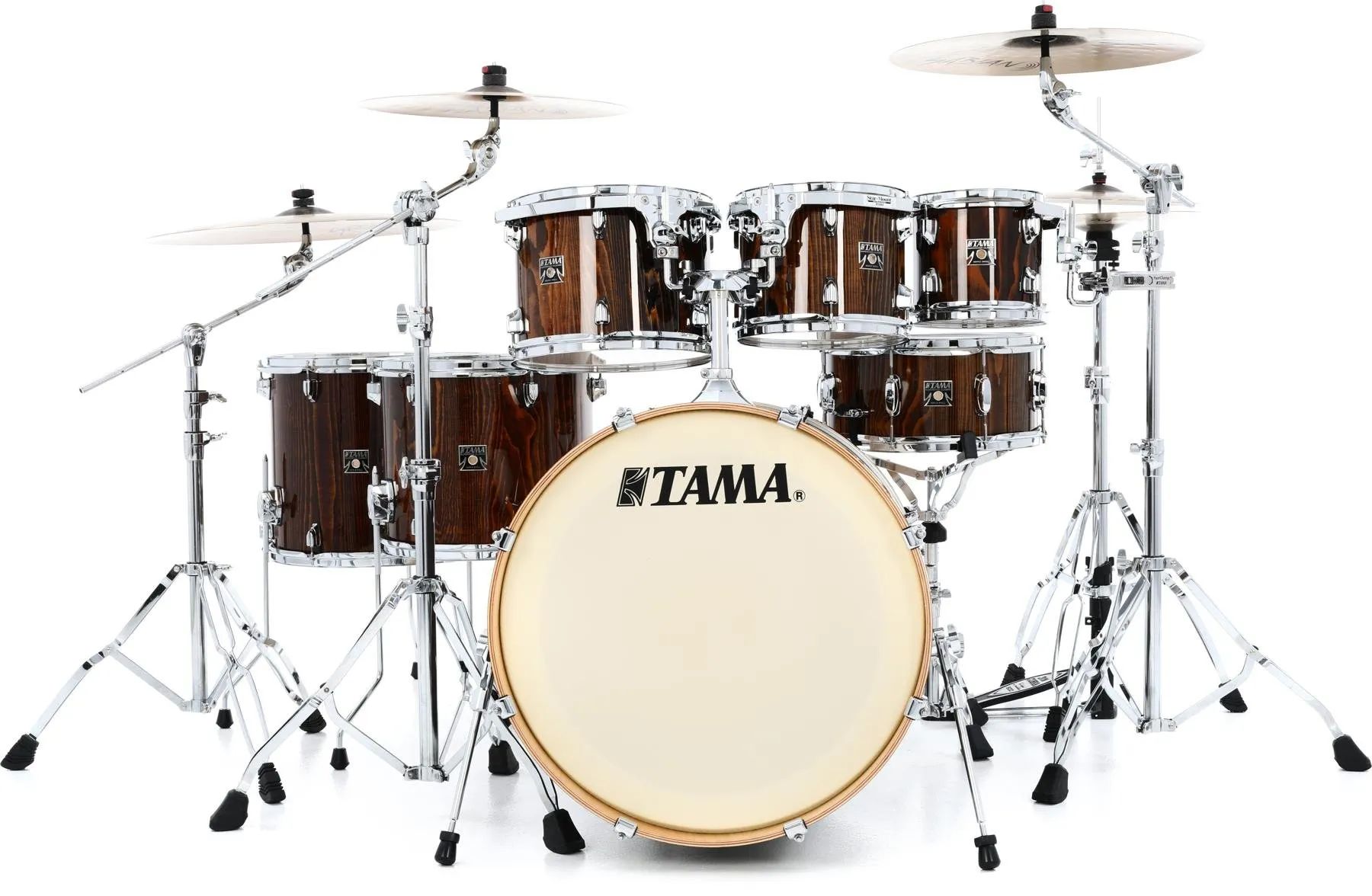 

Tama Superstar Classic CL72S Набор из 7 предметов с малым барабаном - глянцевая сосна с кружевной корой Java