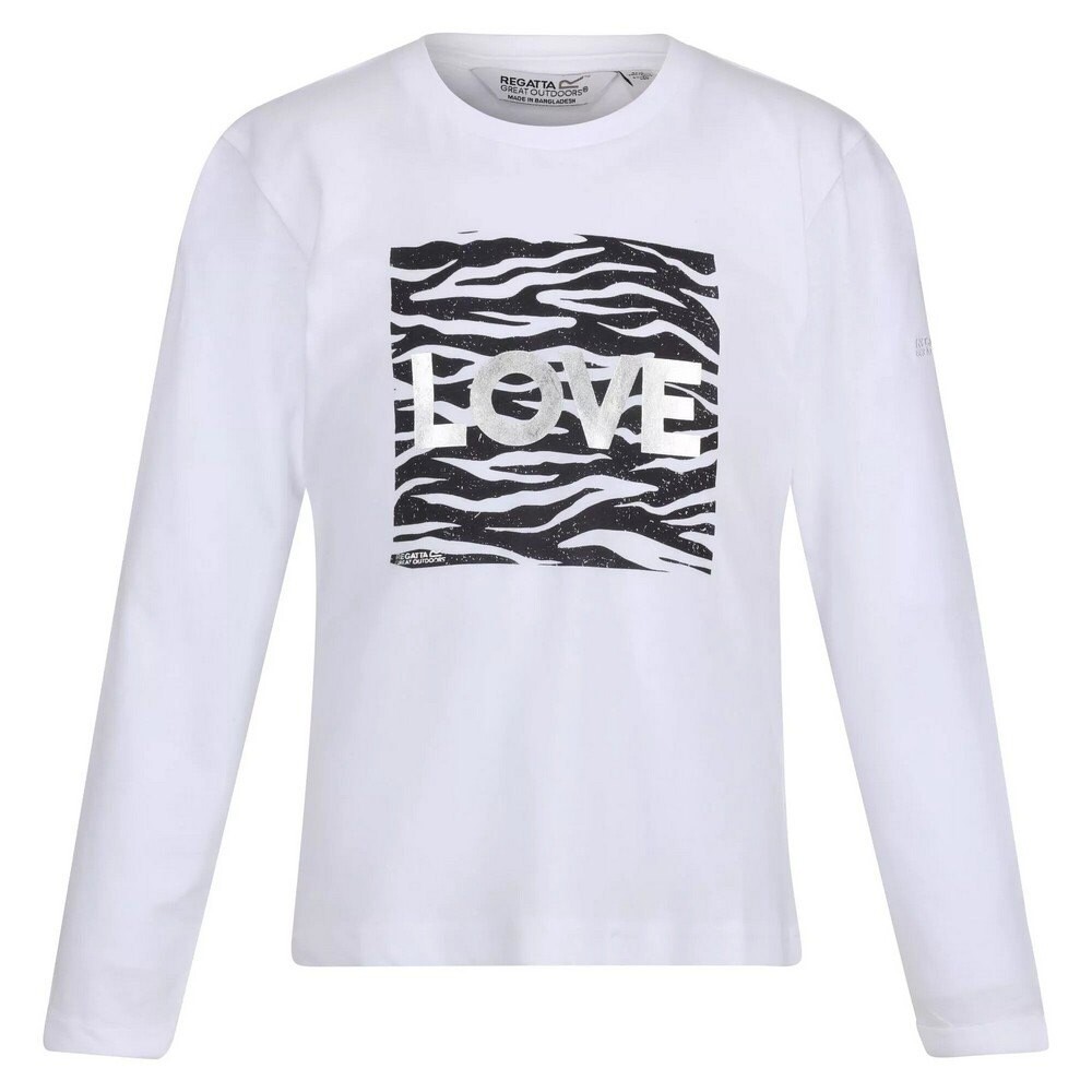 

Футболка с длинным рукавом Regatta Wenbie Iii Zebra Print, белый