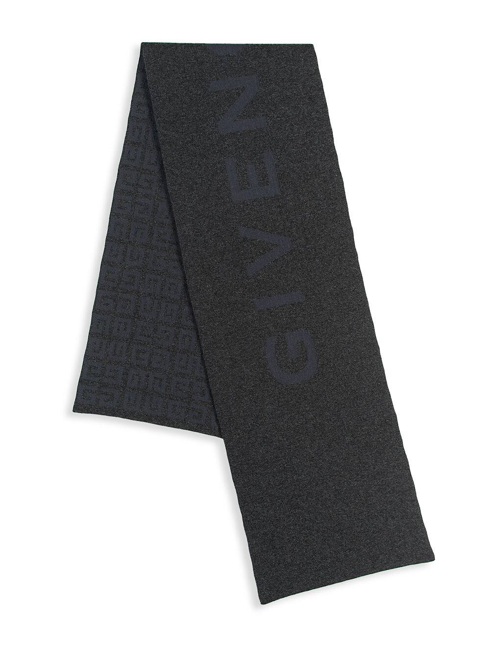 

Шарф 4G из шерсти и кашемира Givenchy, серый
