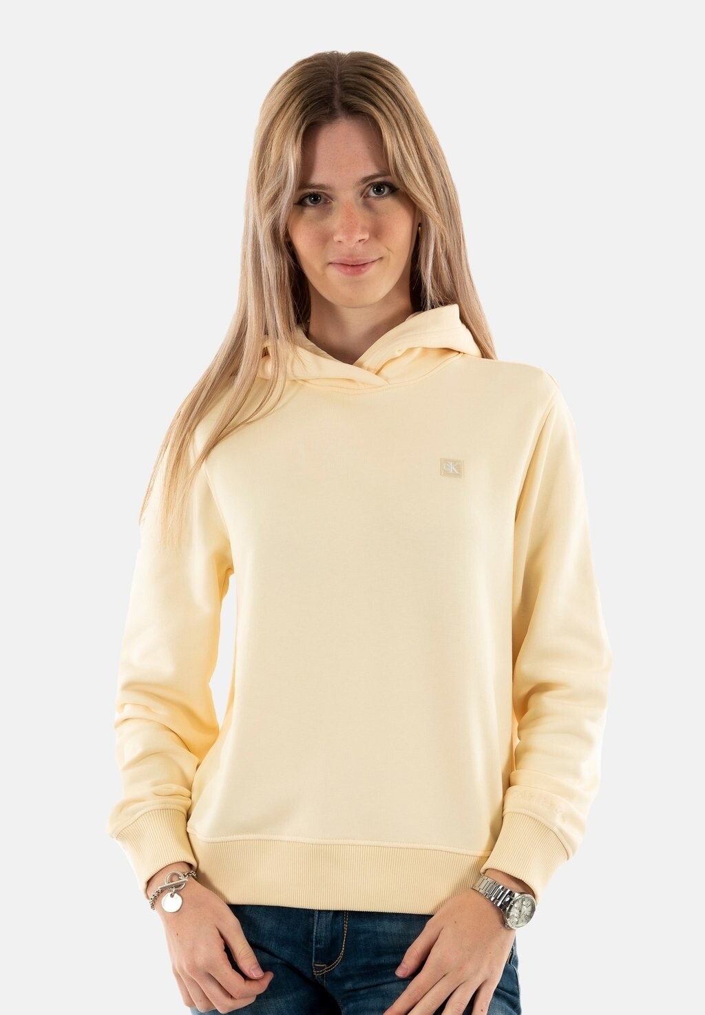 

Худи Calvin Klein Jeans, бежевый