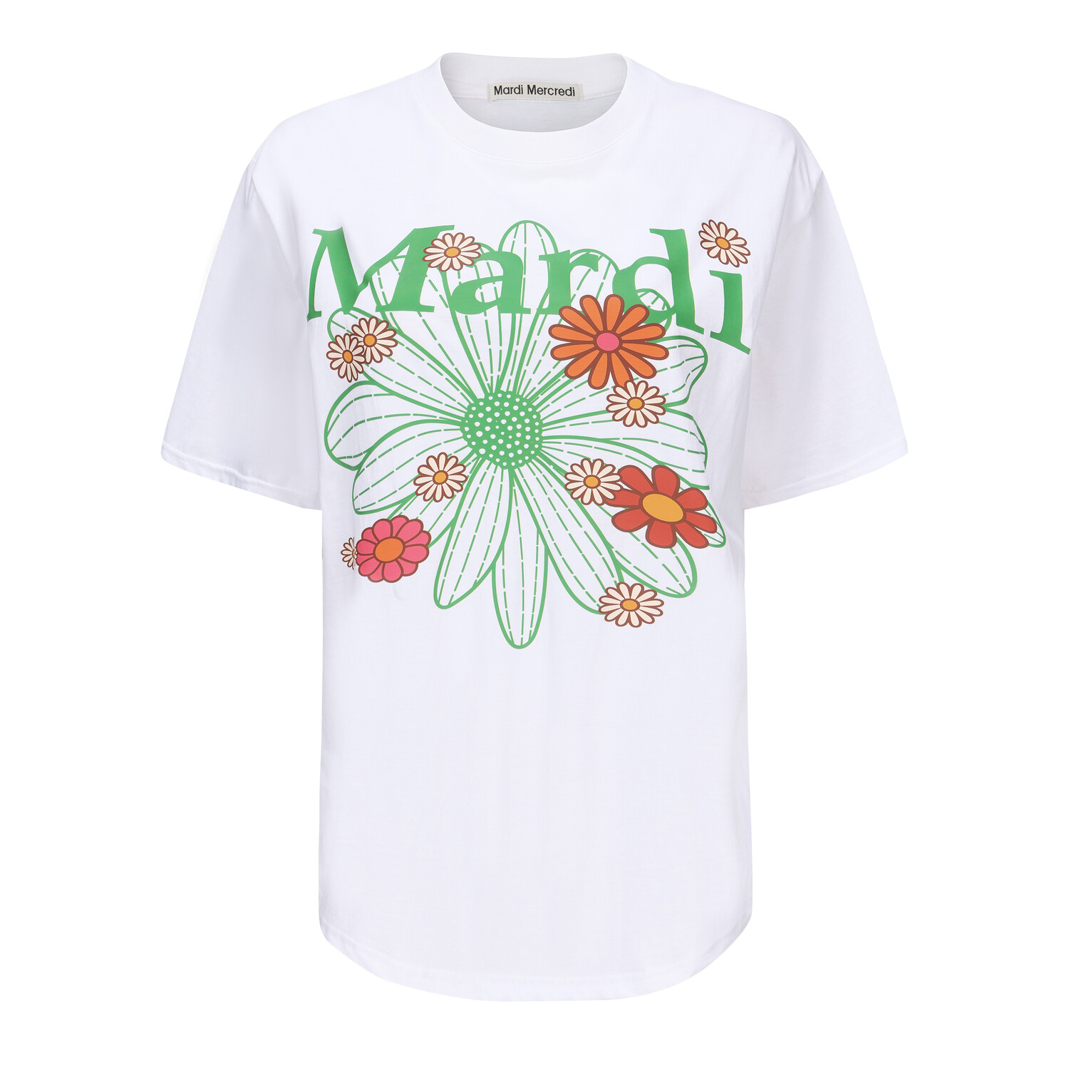 

Футболка унисекс Mardi Mercredi, Темно-синий (Белый)