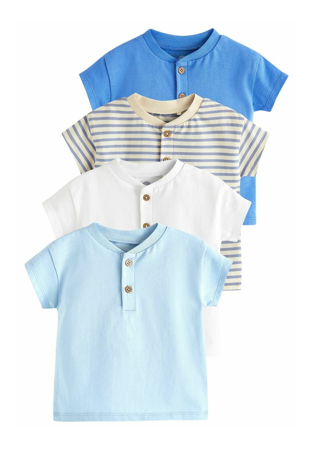 

Футболка с набивным рисунком Short Sleeve 4 Pack Regular Fit Next, синяя