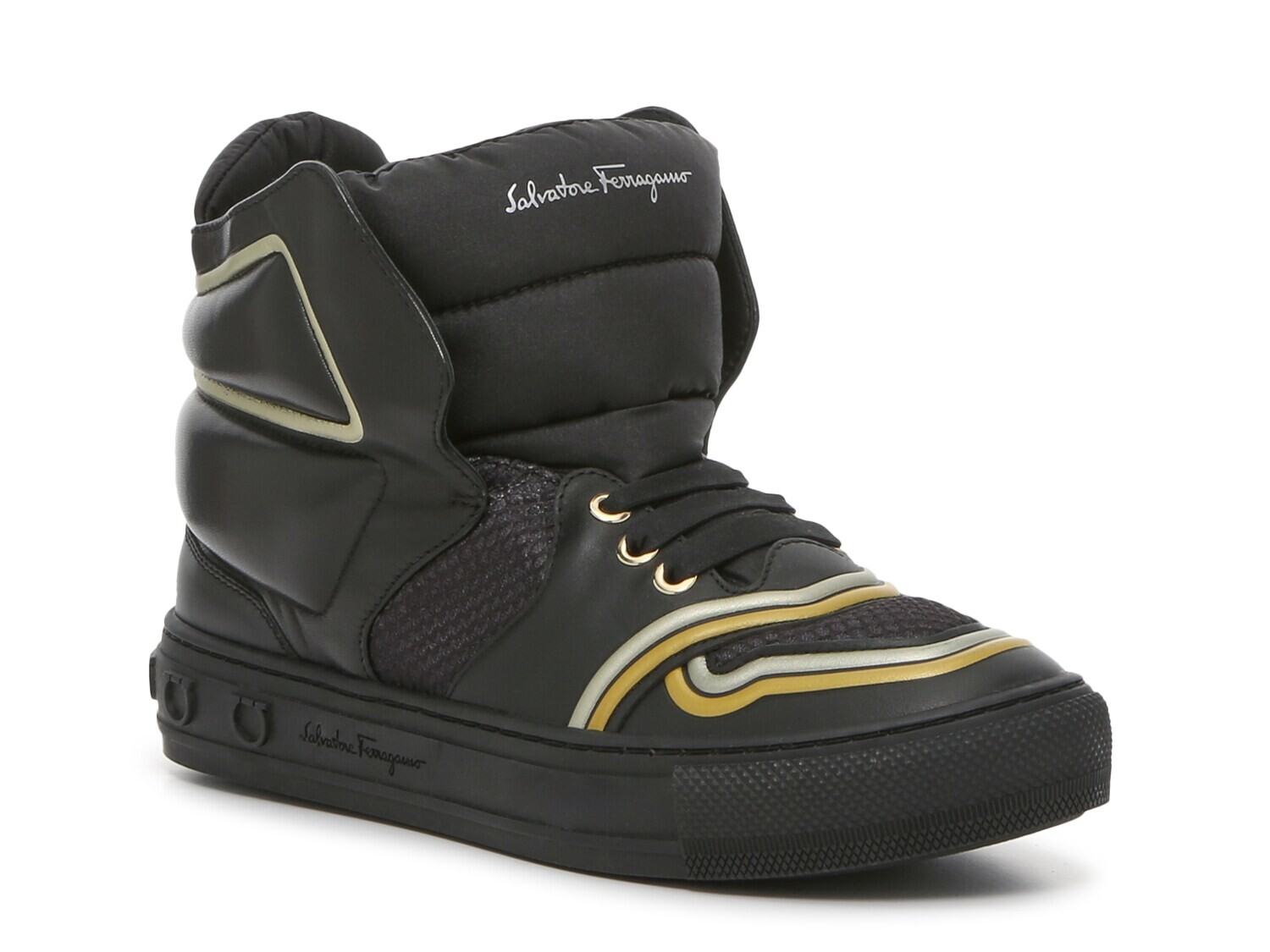

Высокие кеды Salvatore Ferragamo Rhonda, черный