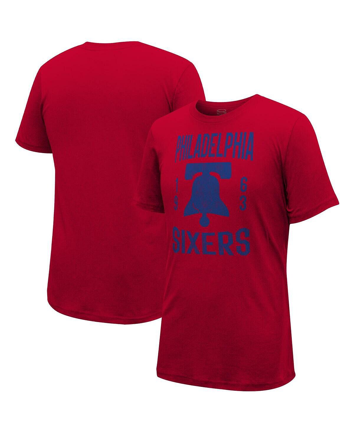 

Мужская и женская красная футболка Philadelphia 76ers City Year Stadium Essentials, Красный