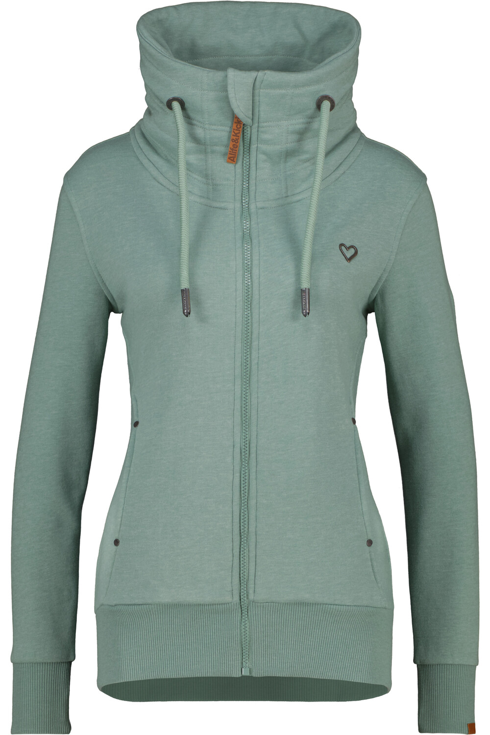 

Толстовка alife and kickin, Sweatshirt VivianAK A, цвет sage leaf melange