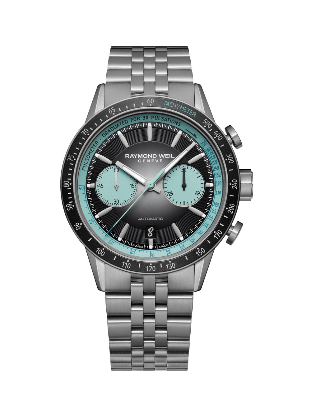 Часы Freelancer Titanium Bi-Compax с хронографом Raymond Weil часы скелетон freelancer 42 мм raymond weil цвет gray