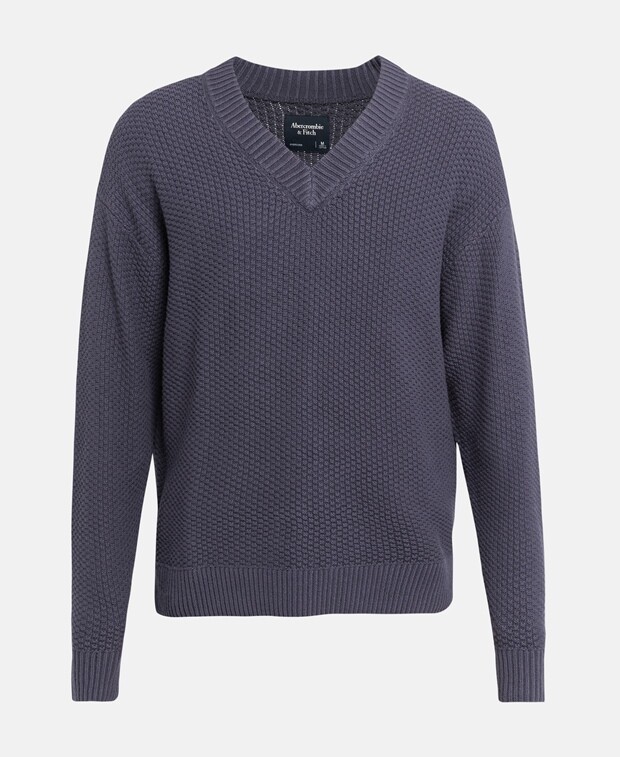 

Джемпер с длинными рукавами Abercrombie & Fitch, темно-синий
