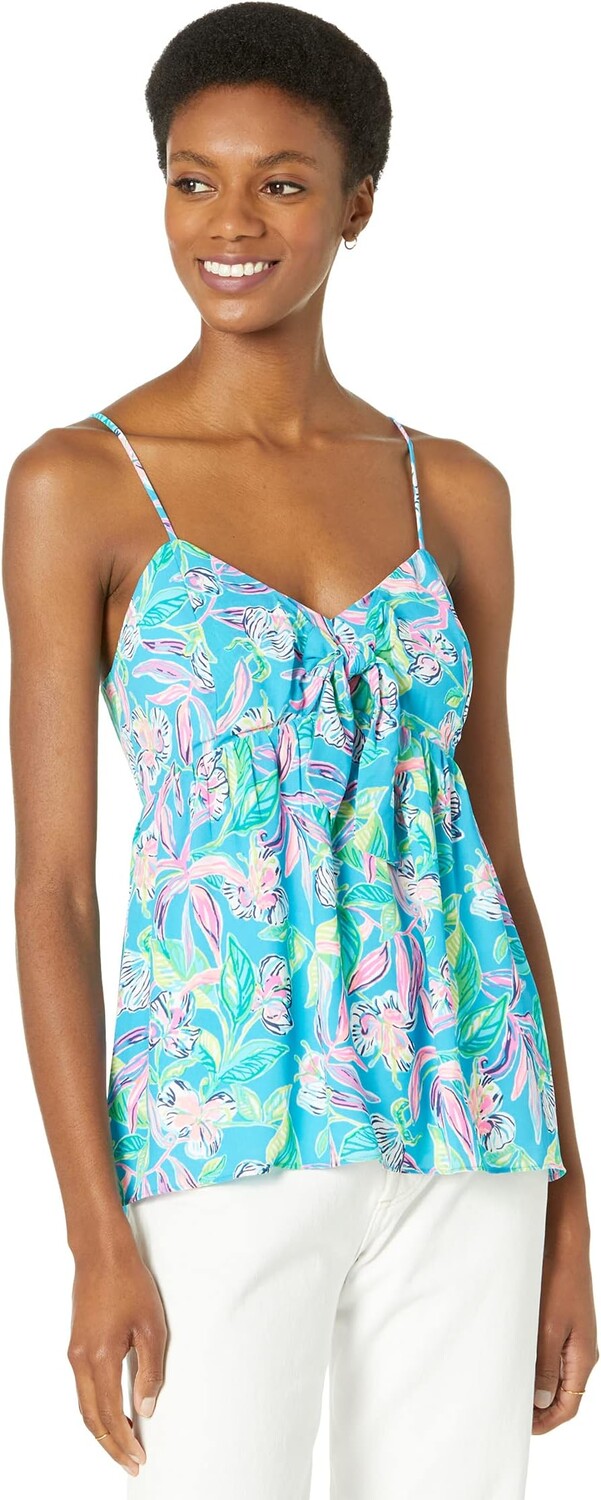 

Кэди Ками Lilly Pulitzer, цвет Formentera Turquoise Keep On Beleafing