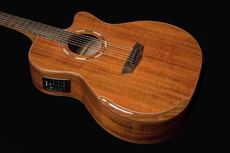 Акустическая гитара Washburn WCG55CE Comfort Series Grand Auditorium Mahogany Neck 6-String Acoustic-Electric Guitar