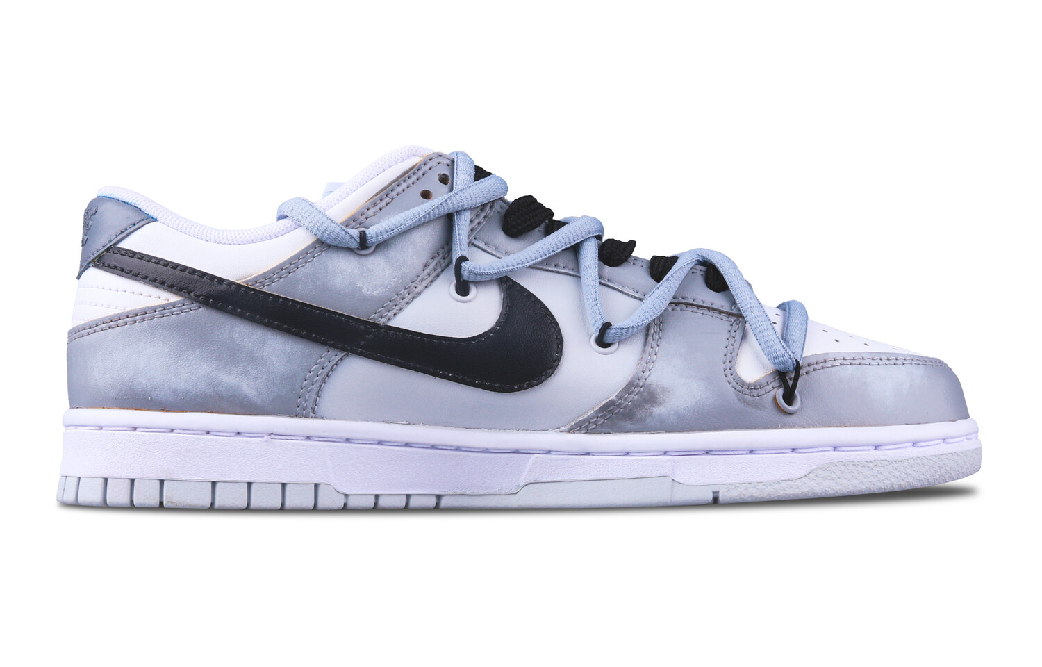 

Кроссовки Nike Dunk Skateboarding Shoes Unisex Low-top White, серый
