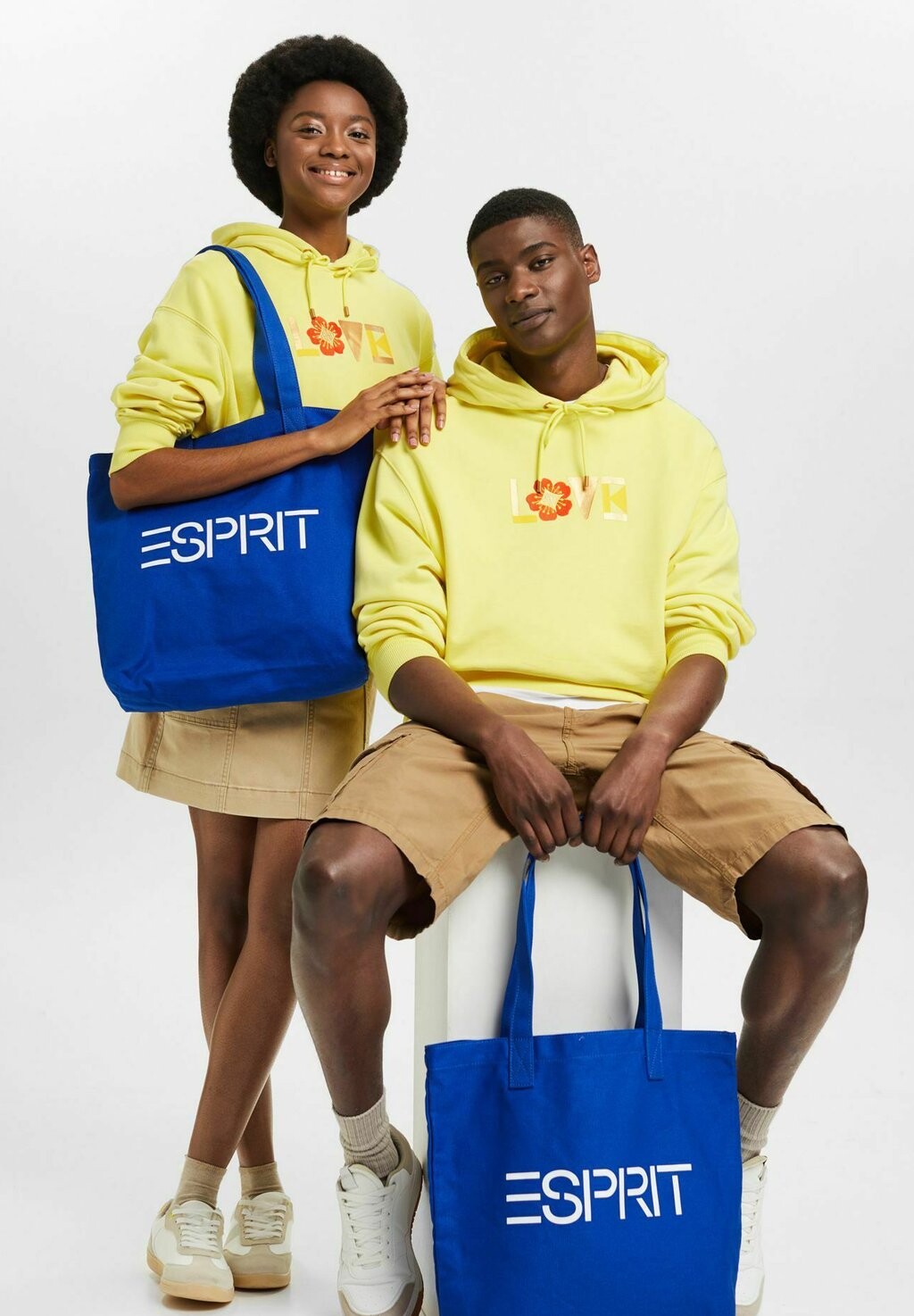 Сумка AUS MIT LOGO Esprit, цвет bright blue сумка для покупок aus mit logo esprit оранжевый