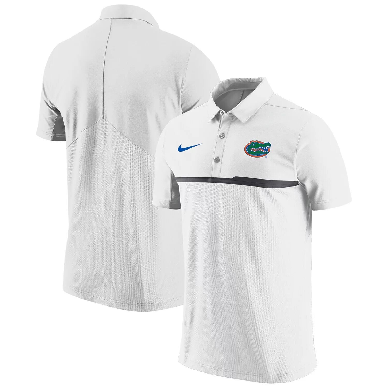 

Мужская поло для выступлений White Florida Gators 2023 Coach Nike