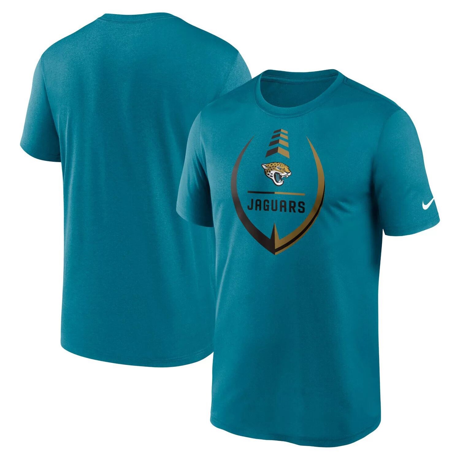 

Мужская темно-бирюзовая футболка Jacksonville Jaguars Icon Legend Performance Nike, Зеленый