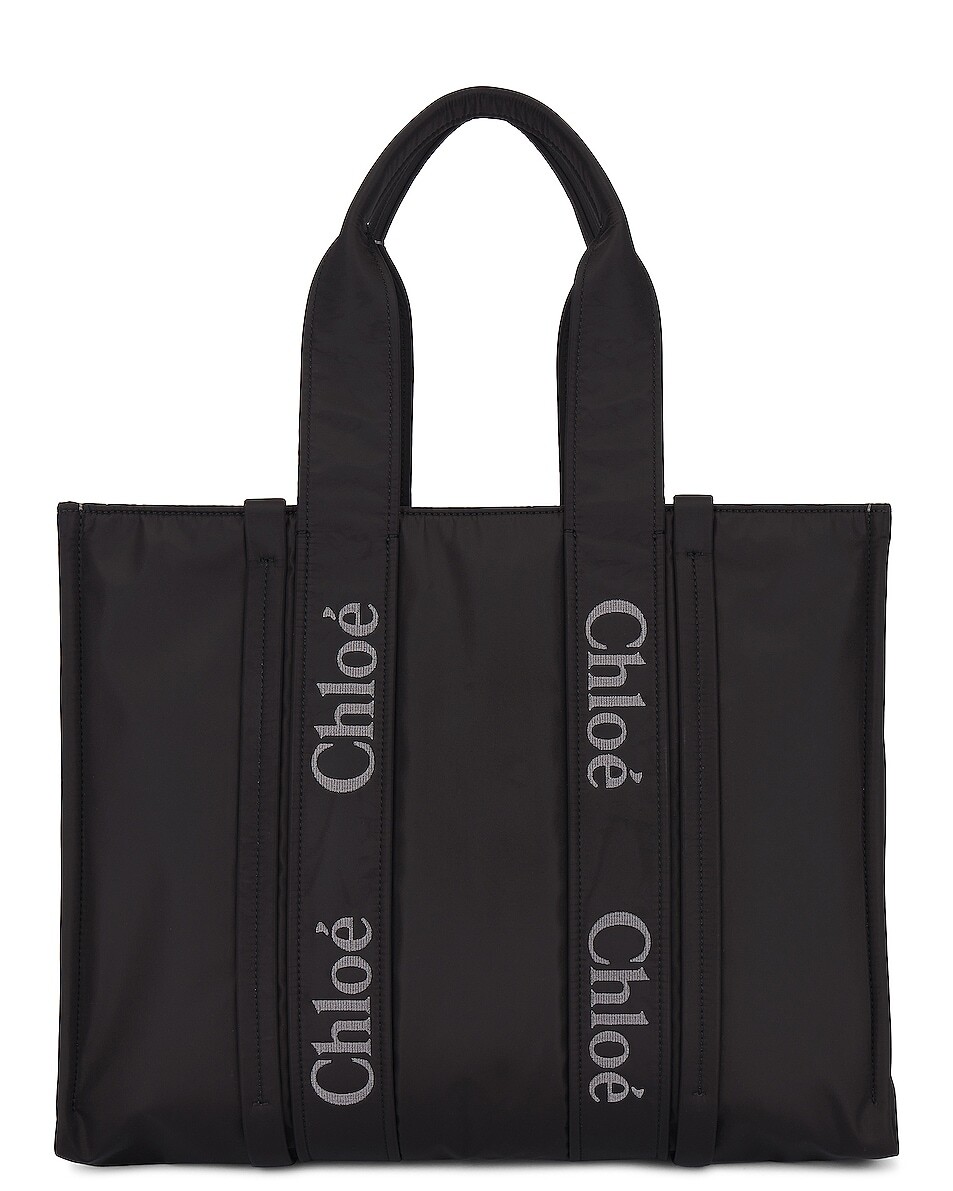 

Сумка Chloe Woody Large Tote, черный