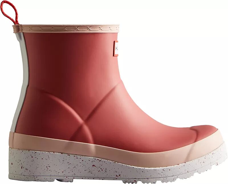 Женские короткие резиновые сапоги Hunter Boots Original Play, розовый