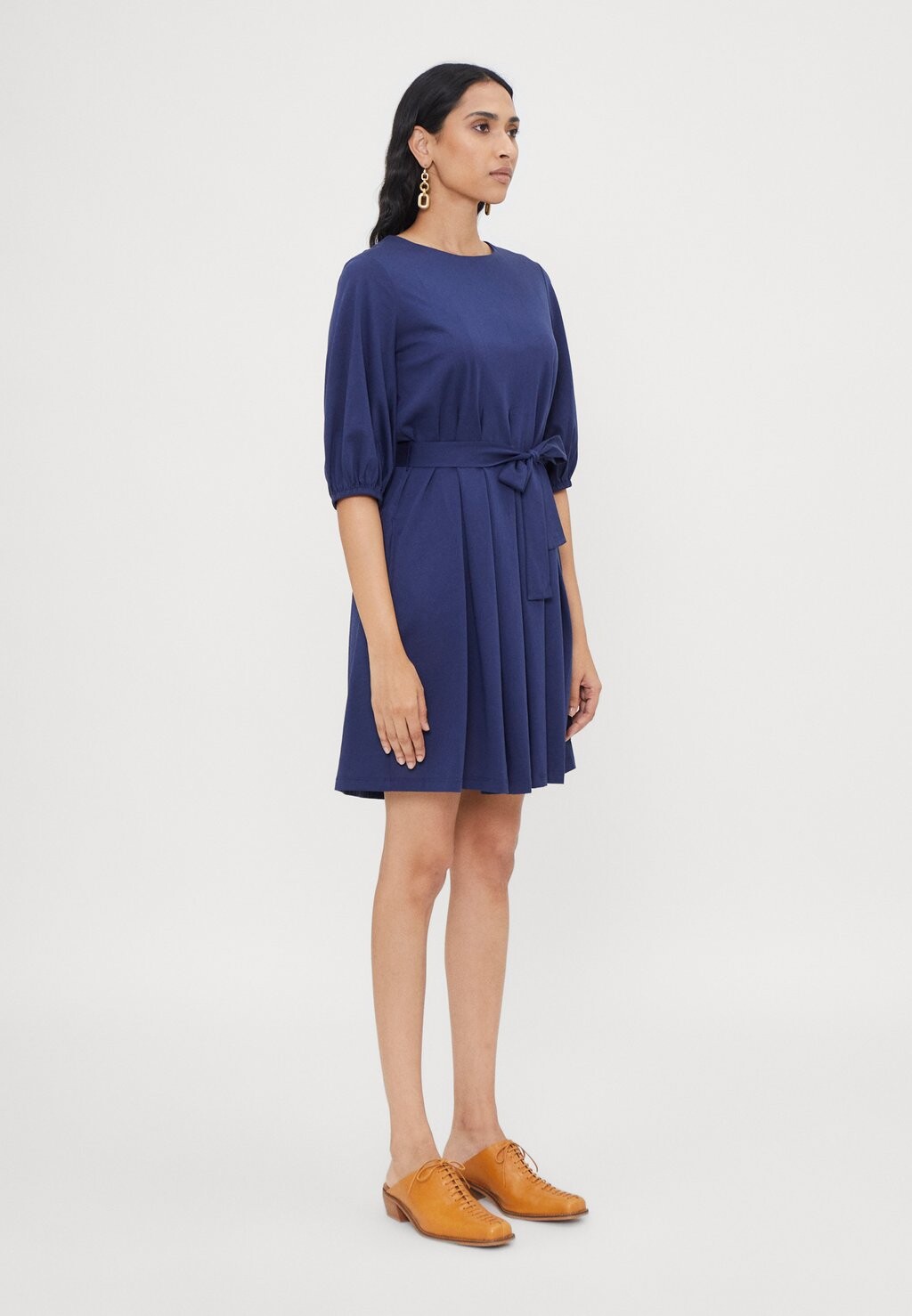 

Платье из джерси Jumbo WEEKEND MaxMara, синее