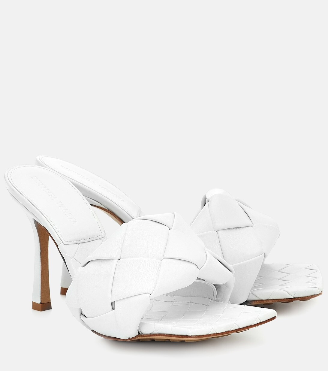 

Кожаные сандалии Lido Bottega Veneta, белый