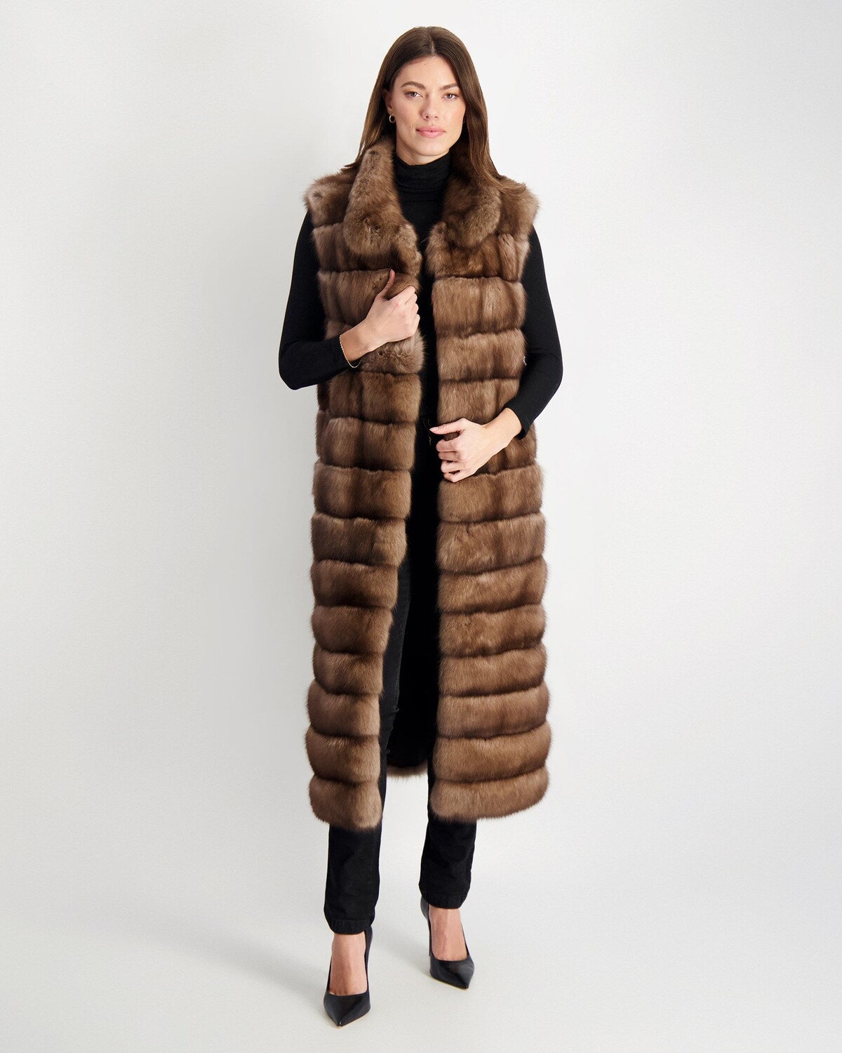 

Собольий жилет GORSKI, цвет Cashmere