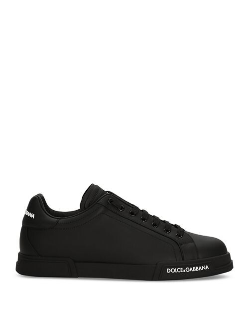

Мужские низкие кеды на шнуровке Dolce & Gabbana, цвет Black, Фиолетовый
