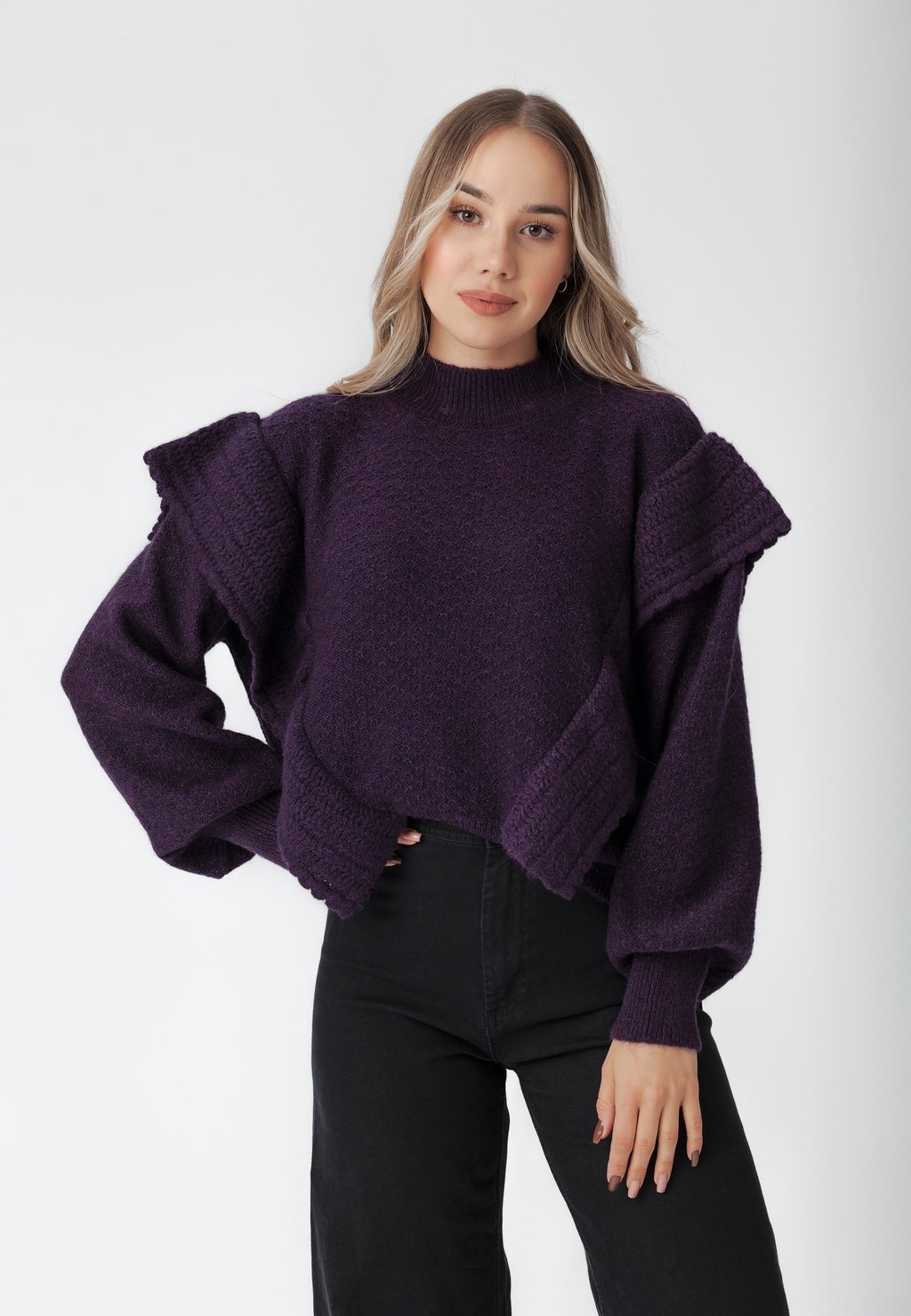 Свитер Florine Laurella, цвет dark purple свитер odelia laurella зеленый