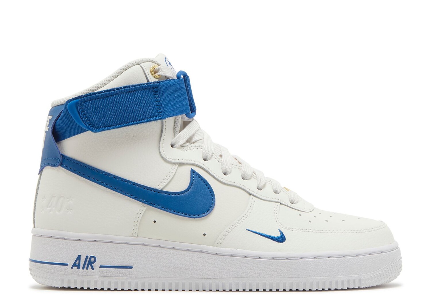 

Кроссовки Nike Wmns Air Force 1 High Se '40Th Anniversary - Sail Blue Jay', кремовый, Бежевый