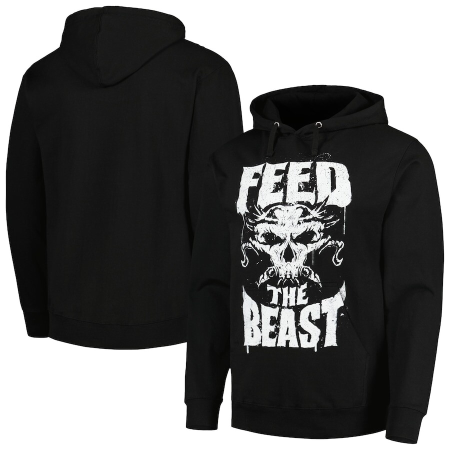 

Пуловер с капюшоном WWE Authentic Brock Lesnar, черный