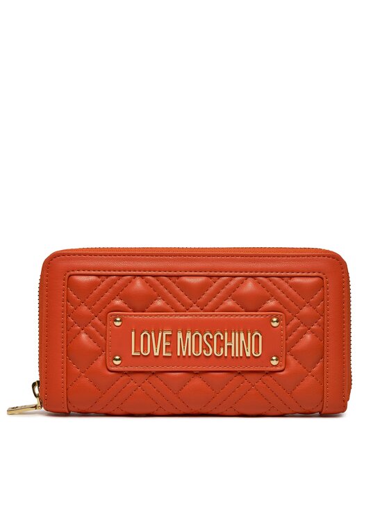 Большой женский кошелек Love Moschino, оранжевый