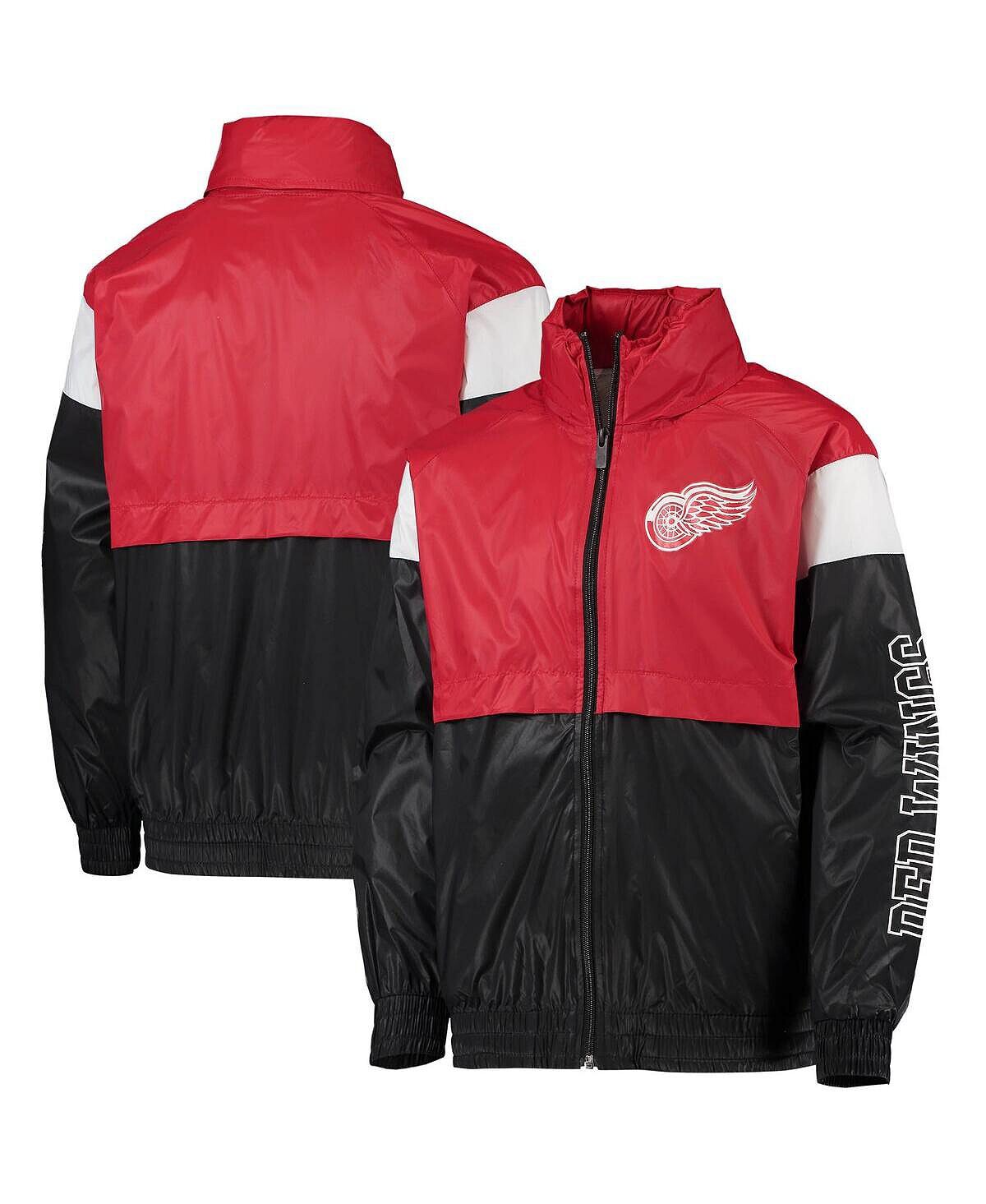 

Ветровка с капюшоном и молнией во всю длину Big Boys Detroit Red Wings Goal Line Outerstuff