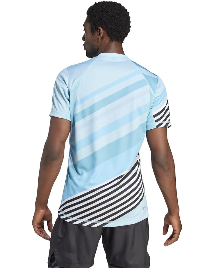 

Футболка Adidas Tennis New York Heat.RDY Freelift T-Shirt, цвет Light Aqua