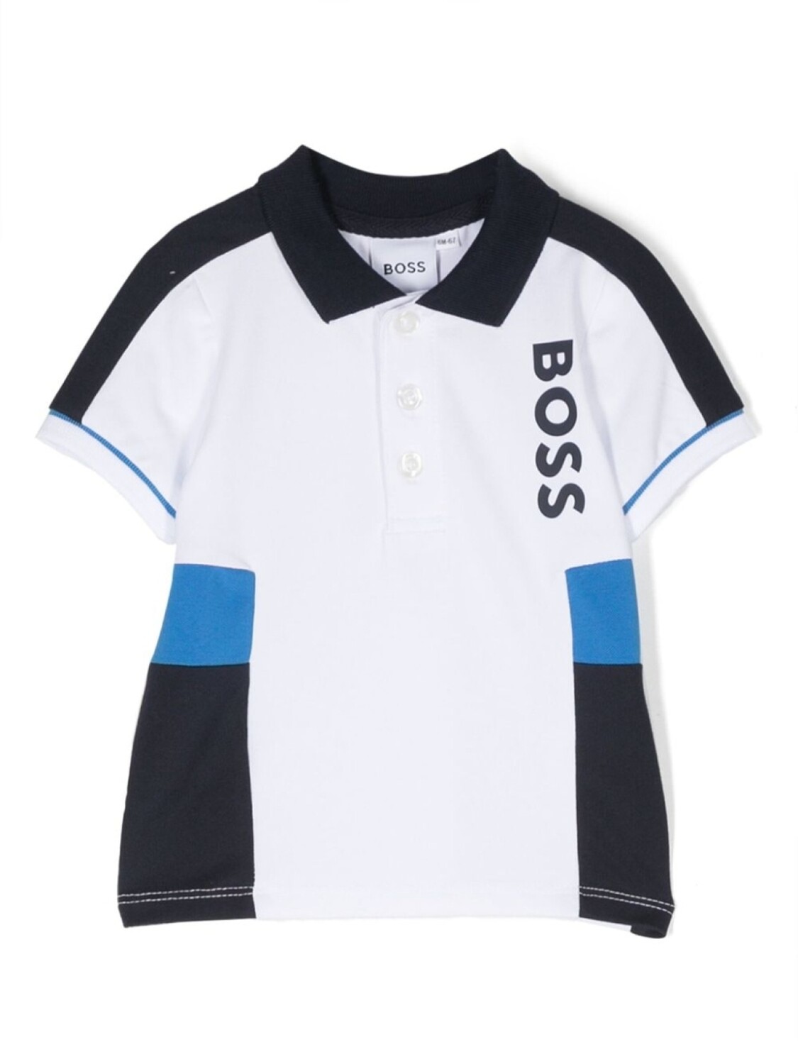 

BOSS Kidswear рубашка поло с логотипом, белый