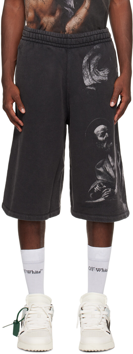 

Серые шорты Saint Matthew Off-White