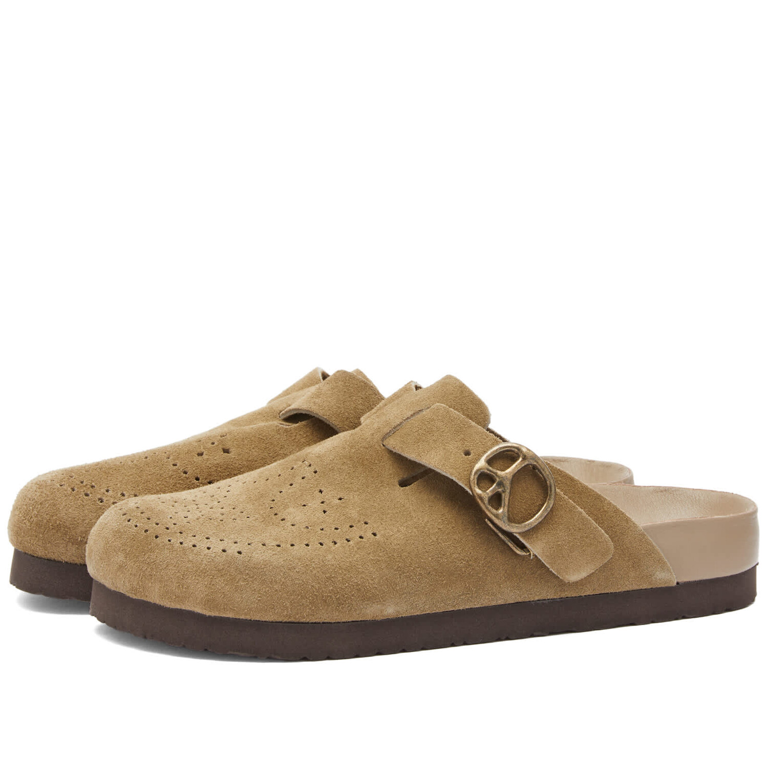 

Сандалии Needles Suede Glog, серо-коричневый