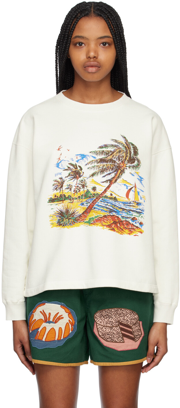 

Толстовка Bode Off-White Island