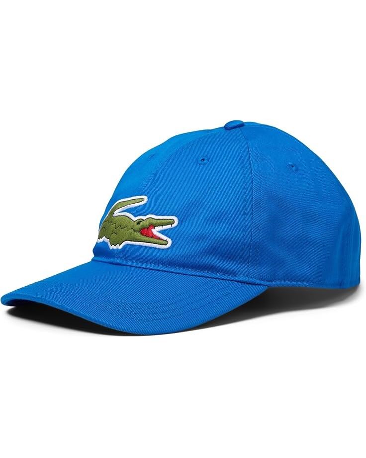

Бейсболка Lacoste Solid Big Croc Cap, цвет Hilo
